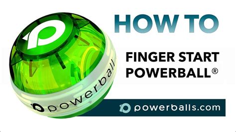 How to finger / thumb start Powerball gyroscope .